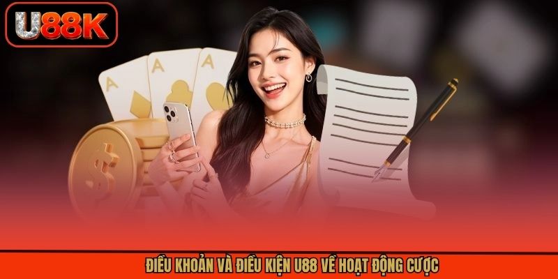 Điều khoản và điều kiện U88 về hoạt động cược